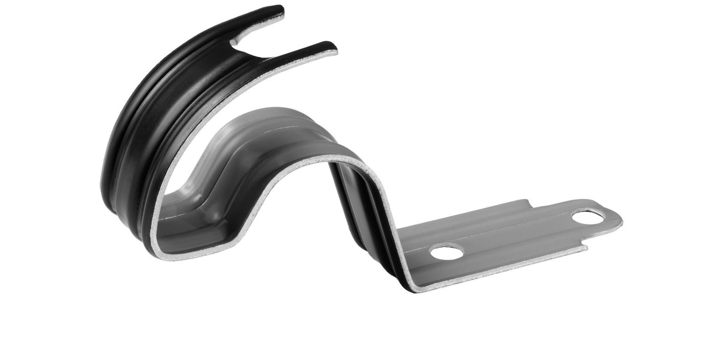 Productshot van de Vorstbeugel halfronde vorst 1200 - hoekkepervorst 3100 zwart