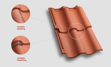 Sfeerbeeld van het Hollands dak met de OVH dakpan