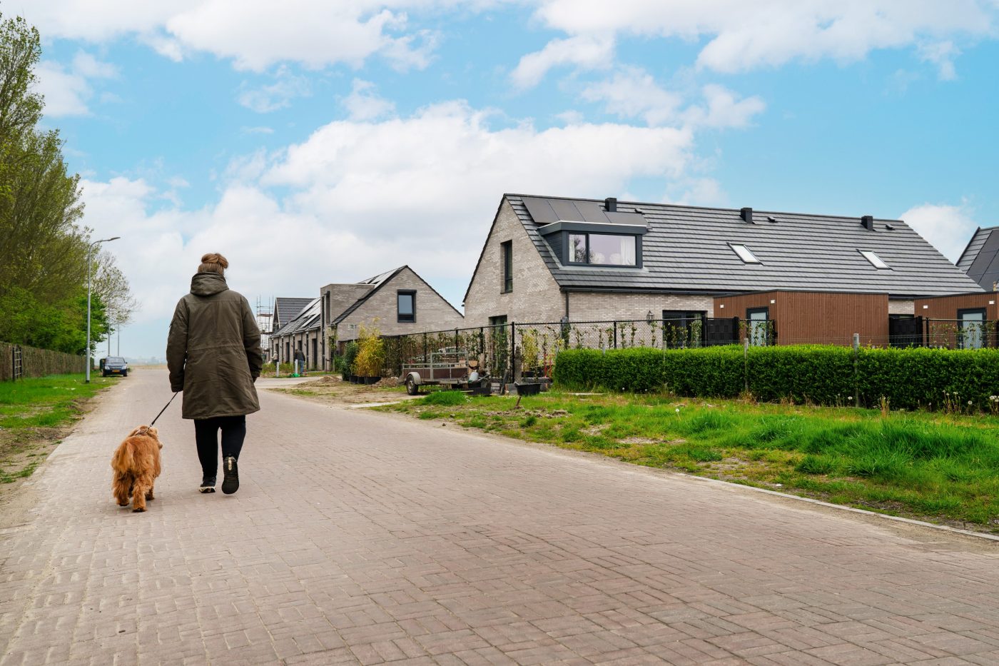 Nieuwbouw geschakelde woningen met dakpan Visio, Sint Laurens