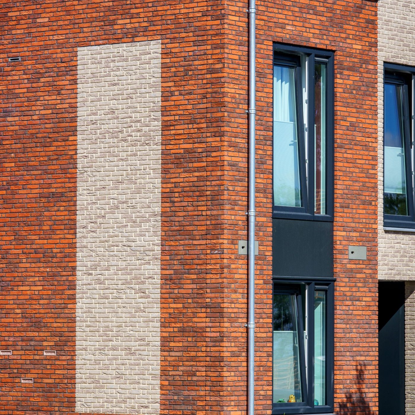 Nieuwbouw 18 woningen | Groene Oase, Steenbergen | Gevelbakstenen: Jotun Park HV WF215 EB65 en de Forum Prata Genuanceerd HV WF215 EB65
