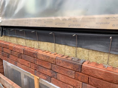 Installatie van ClickBrick Pure - Gevel stabiliteit