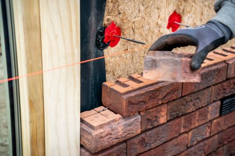 Installatie van ClickBrick Pure - Vrij of wild metselverband