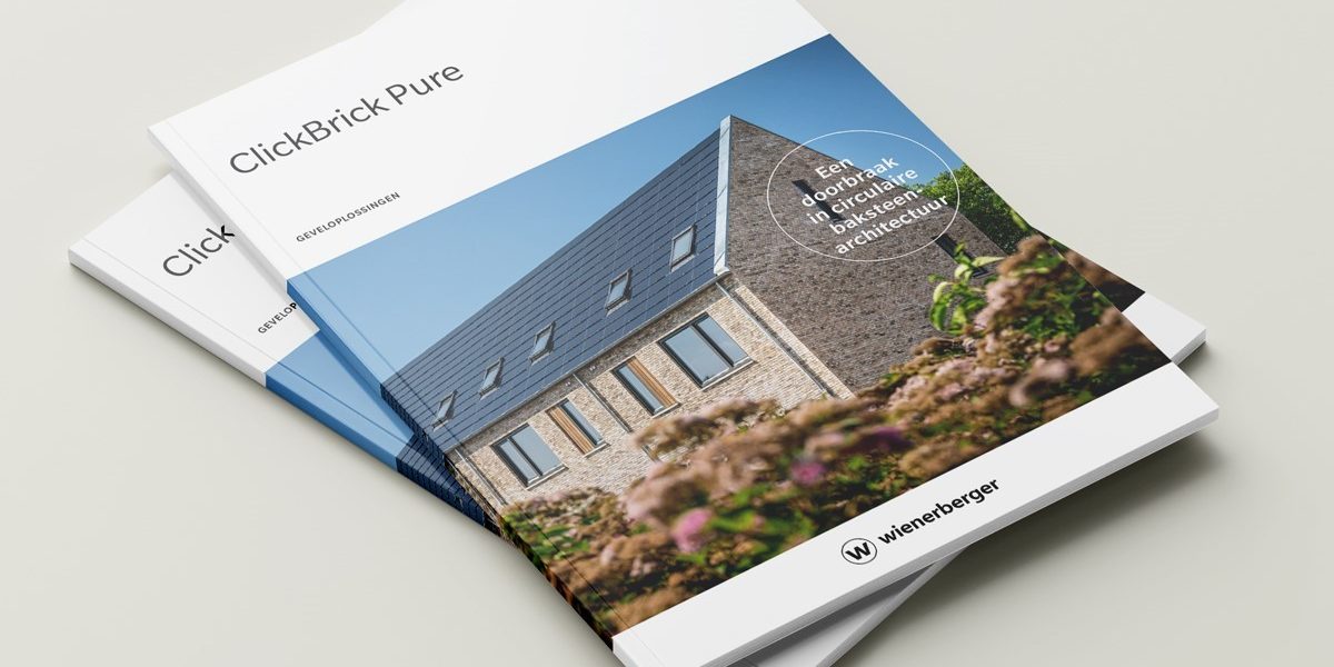 Mock-up van de ClickBrick brochure