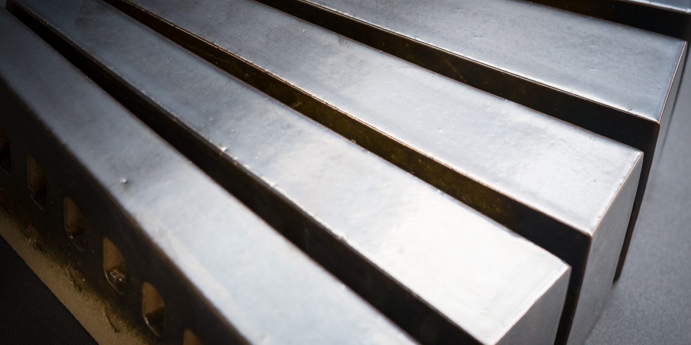 Sfeerbeld van geglazuurde bakstenen met speciale coating en kleuren