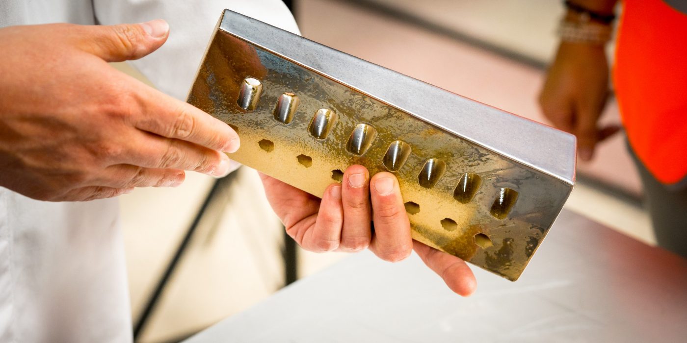 Sfeerbeld van geglazuurde bakstenen met speciale coating en kleuren