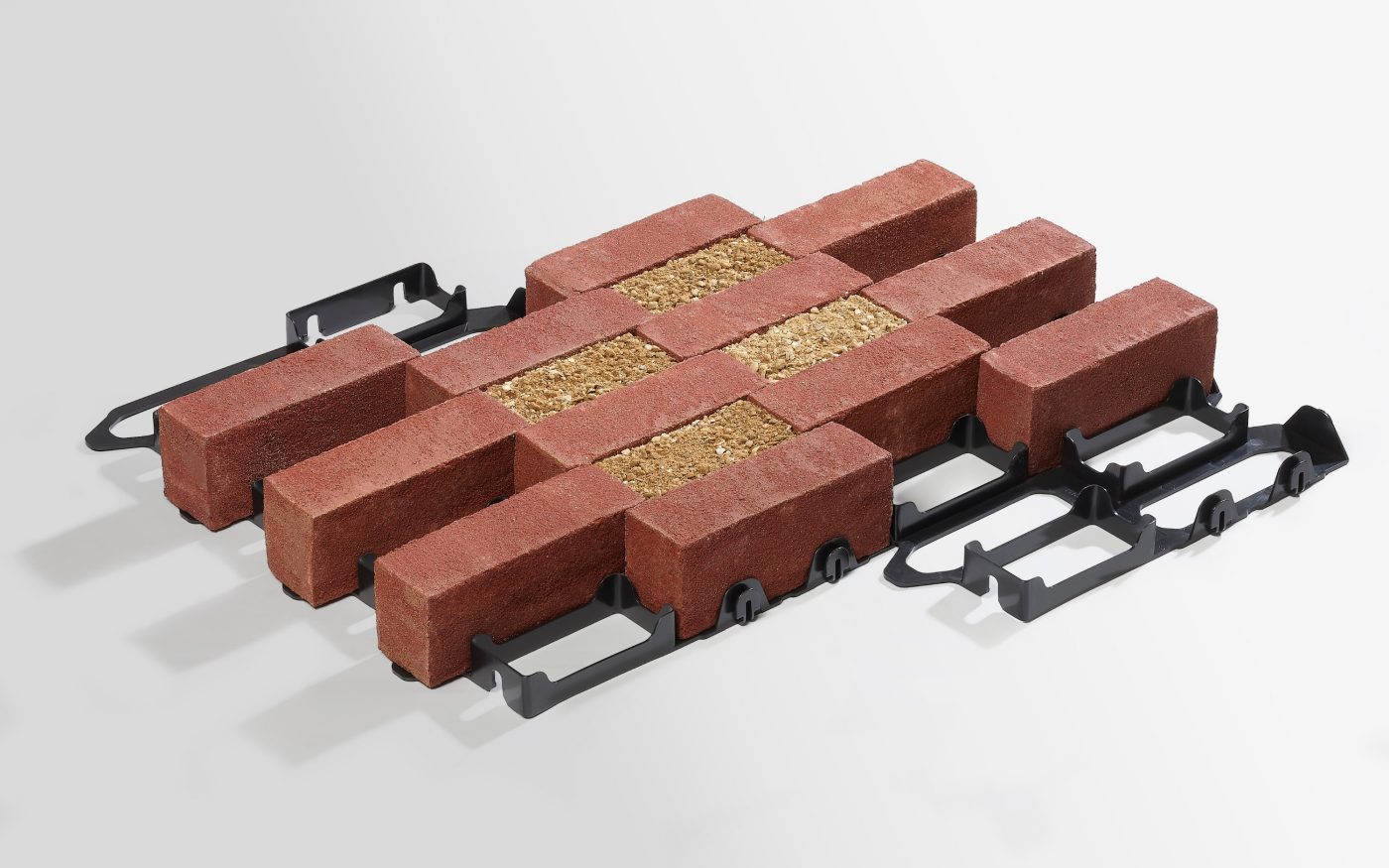 Hydrogrid - steen pad vast