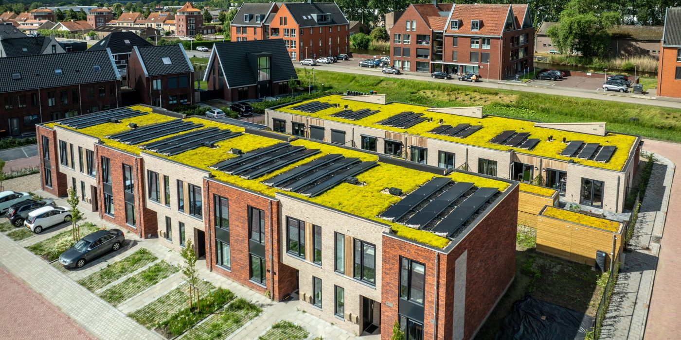 Nieuwbouw 18 woningen | Groene Oase, Steenbergen | Gevelbakstenen: Jotun Park HV WF215 EB65 en de Forum Prata Genuanceerd HV WF215 EB65