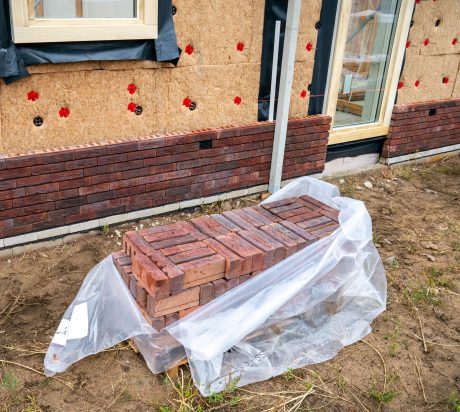 Blauwrood Genuanceerd HV ClickBrick Pure. Opdrachtever: Wonion. Architect: Arnoo Holleman, Architektengroep Gelderland. Aannemer: Bouwbedrijf Klanderman. Herontwikkeling sociale huurwoningen met ClickBrick Pure | Silvolde