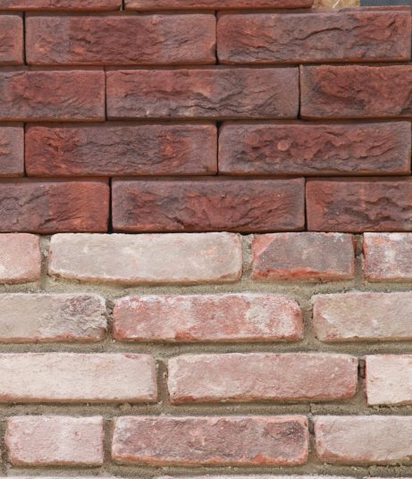 Blauwrood Genuanceerd HV ClickBrick Pure. Opdrachtever: Wonion. Architect: Arnoo Holleman, Architektengroep Gelderland. Aannemer: Bouwbedrijf Klanderman. Herontwikkeling sociale huurwoningen met ClickBrick Pure | Silvolde