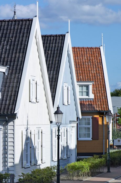 Oude Holle 451 Vieilli Blauw Gesmoord en Oude Holle 451 Vieilli Rood | Nieuwbouw 2-onder-1-kapwoningen | Nautisch Kwartier, Huizen | Architect: Wijbenga Architecten & Adviseurs, Sneek | Completion Date: 2007-01-01