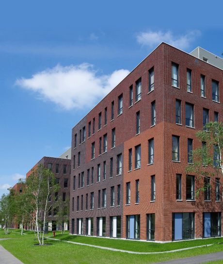 Dommelrood Gereduceerd en Wit HV WF en DF, Swettebont HV WF, Essex HV | Nieuwbouw Jeroen Bosch Ziekenhuis | ´s Hertogenbosch | Architect: EGM Architecten, Dordrecht