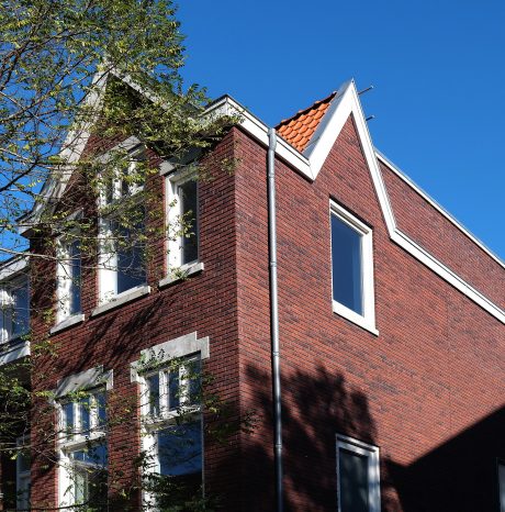 Nieuwbouw 6 appartementen | Bachmanstraat, Benoordenhout Den Haag | Gevelbaksteen: Forum Pampas HV Ecobrick | Dakpan: Tuile du Nord 44 natuurrood | Architect: Bureau Kroner