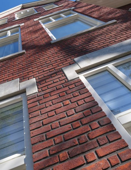 Nieuwbouw 6 appartementen | Bachmanstraat, Benoordenhout Den Haag | Gevelbaksteen: Forum Pampas HV Ecobrick | Dakpan: Tuile du Nord 44 natuurrood | Architect: Bureau Kroner