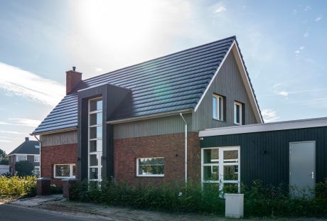 Nieuwbouw duurzame vrijstaande woning, Hardenberg | Gevelbaksteen: Menton HV ClickBrick