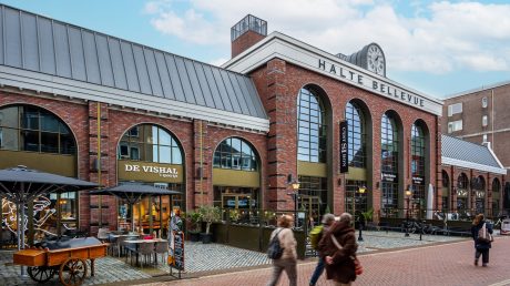 Nieuwbouw FoodStation Halte Bellevue | Spoorstraat, Den Helder | Gevelbakstenen mix: Olina WS WF en Liva WS WF