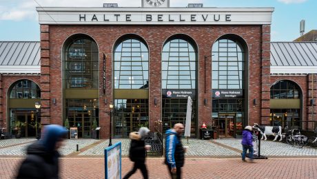 Nieuwbouw FoodStation Halte Bellevue | Spoorstraat, Den Helder | Gevelbakstenen mix: Olina WS WF en Liva WS WF