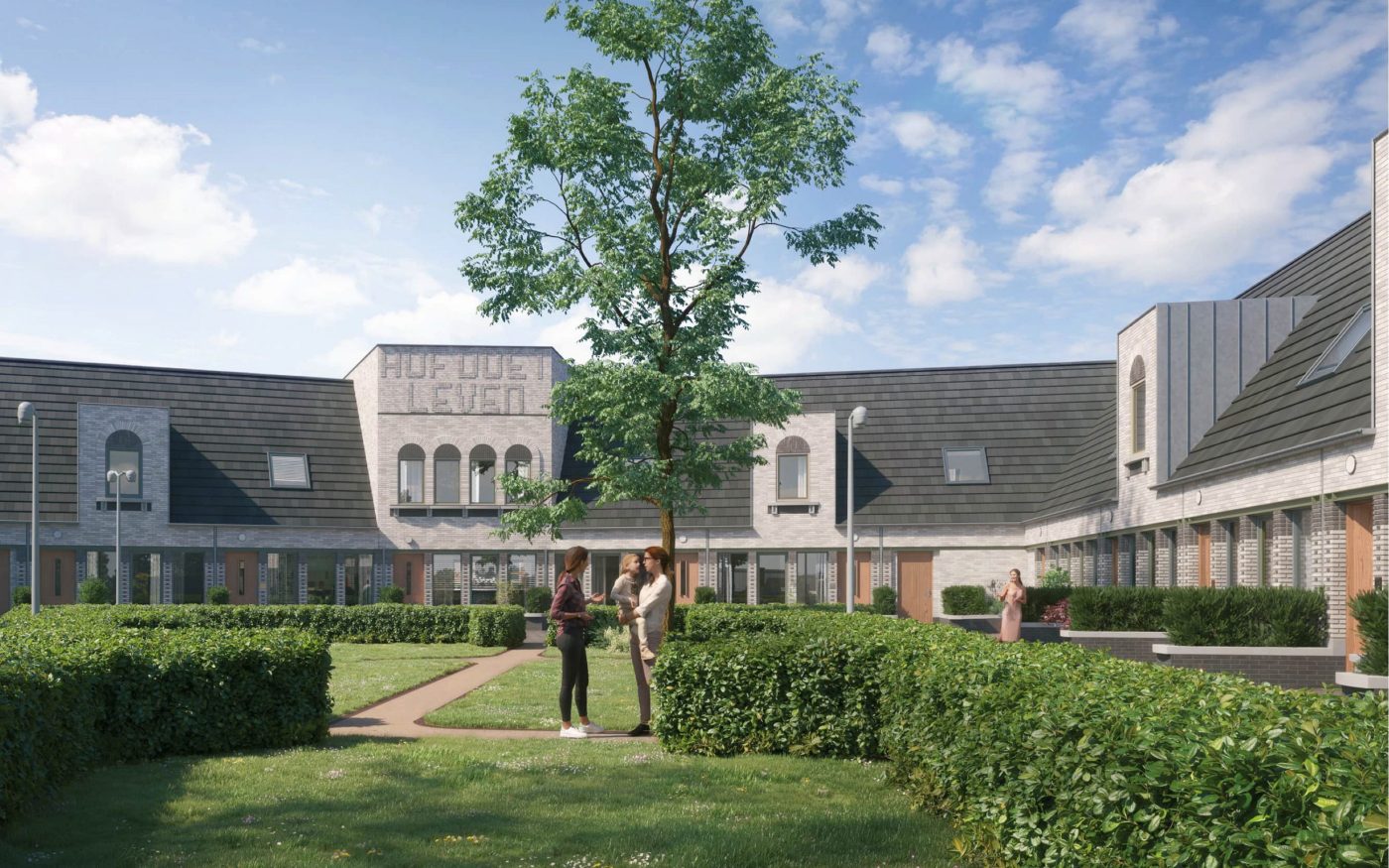 Nieuwbouw 17 hofwoningen | Nieuw Kralingen, Rotterdam