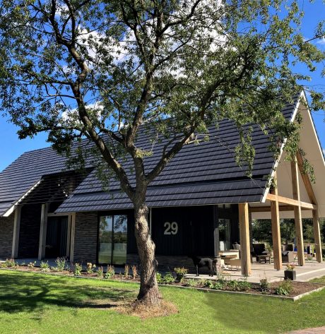 Moderne schuurwoning | Nationaal Park Drents-Friese Wold | Gevelbakstenen: Lumina WS LF400 en VF | Dakpan: Actua 10 EB edel-engobe