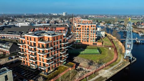 6 appartementengebouwen en rijwoningen de Bongerd | Oeverzone, Amsterdam | Gevelbakstenen: Catalunya HV WF en de Marziale HV WF
