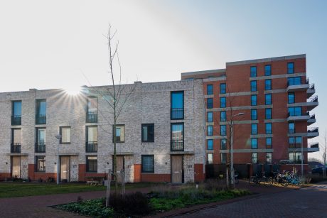 6 appartementengebouwen en rijwoningen de Bongerd | Oeverzone, Amsterdam | Gevelbakstenen: Catalunya HV WF en de Marziale HV WF