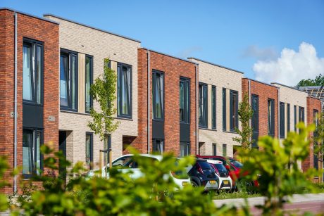 Nieuwbouw 18 woningen | Groene Oase, Steenbergen | Gevelbakstenen: Jotun Park HV WF215 EB65 en de Forum Prata Genuanceerd HV WF215 EB65