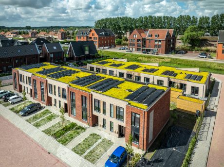 Nieuwbouw 18 woningen | Groene Oase, Steenbergen | Gevelbakstenen: Jotun Park HV WF215 EB65 en de Forum Prata Genuanceerd HV WF215 EB65
