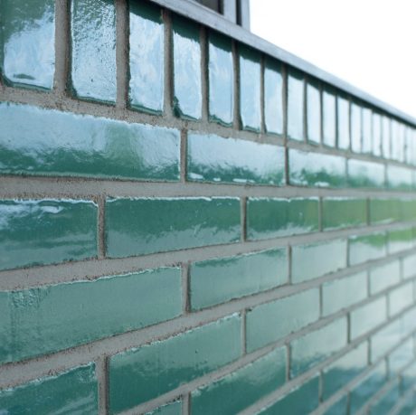 Glazuurstenen Groen Geglazuurd VB WF | Restauratie Tankstation | Vughterweg, Den Bosch | Architect: WVAU Architecten, Werkhoven