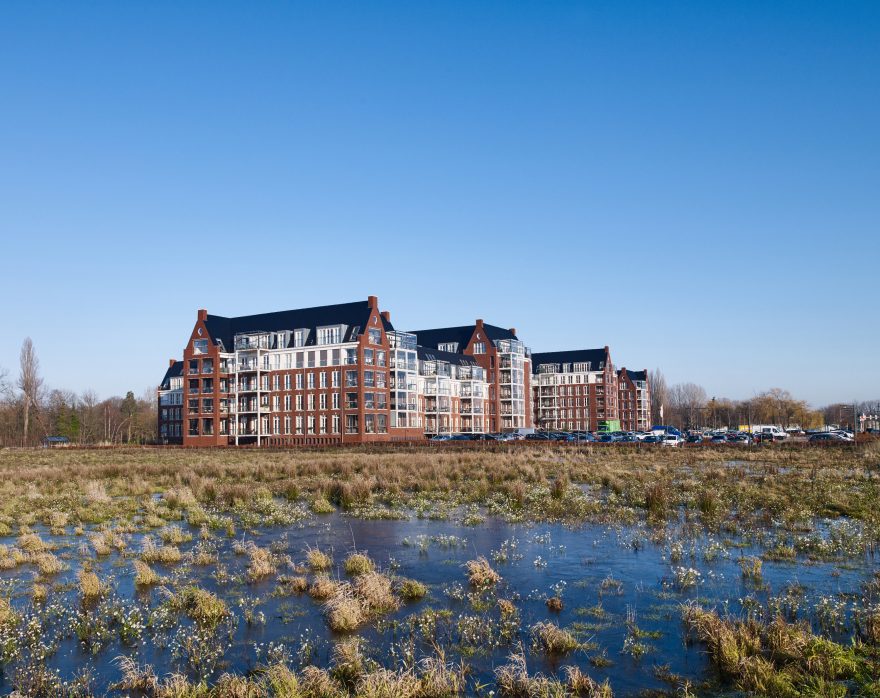 Dinkelrood Flash HV WF, Dommelrood HV WF en Marowijne Rood Zand HV WF | Nieuwbouw Woonlandschap De Leyhoeve | Tilburg | Architect: Marquart Architecten, Raamsdonksveer, Hans Marquart | Completion Date: 2016-01-01