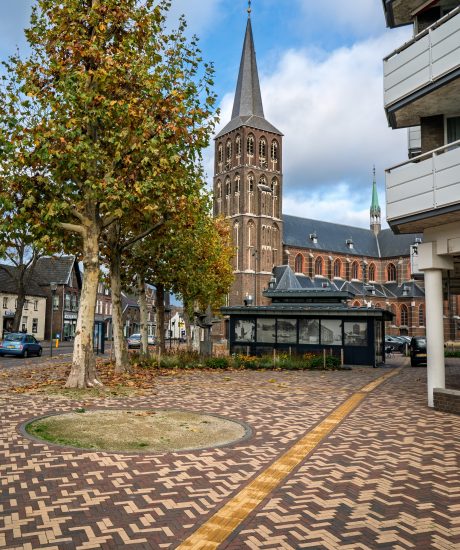 Herinrichting openbare ruimte | Centrum, Tegelen | Straatbakstenen: Tegelen mix en de Bruno, Rosa en Zonnebloem DF
