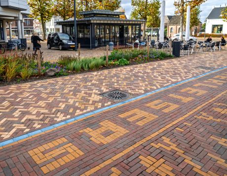 Herinrichting openbare ruimte | Centrum, Tegelen | Straatbakstenen: Tegelen mix en de Bruno, Rosa en Zonnebloem DF