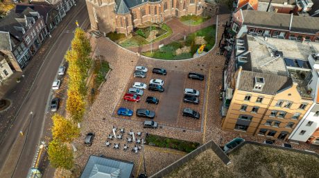 Herinrichting openbare ruimte | Centrum, Tegelen | Straatbakstenen: Tegelen mix en de Bruno, Rosa en Zonnebloem DF