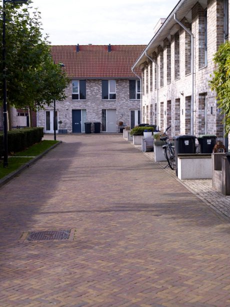 Realisatie buitenwijk Boechorsthof | Nieuw-Oost, Noordwijk | Straatbakstenen mix: Auraton en Novoton DF | Opdrachtgever: Gemeente Noordwijk