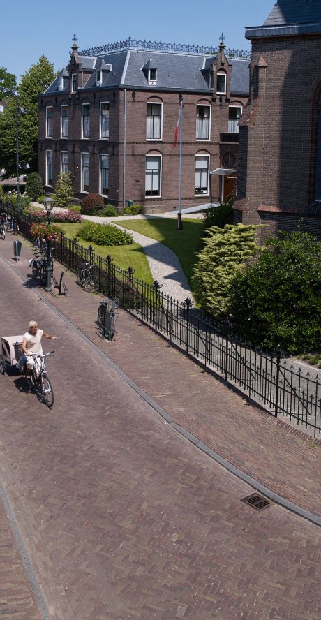 Renovatie straat, Centrum, Maarssen. Straatbakstenen: Varia Wasserstrich Getrommeld Maarssen.