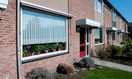 Raamdorpels Zwart Verglaasd 16x10, Prefab Elementen | Renovatie Tussenwoningen | Biesdonk, Breda | Contractor: Ballast Nedam, Nieuwegein | Client: Singelveste AlleeWonen
