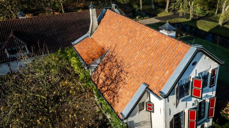 Landgoed Land van Belofte, Moerkapelle | Dakpan: Oude Holle 451 vieilli rood