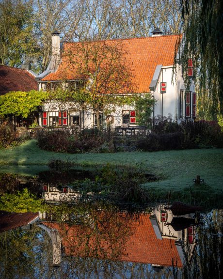 Landgoed Land van Belofte, Moerkapelle | Dakpan: Oude Holle 451 vieilli rood
