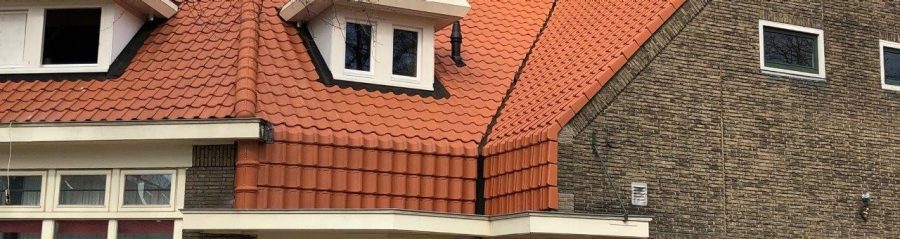 VHV Vario natuurrood. Architect: B.W. Plooy. Dakdekker: Bruil Dakdekkers en Timmerbedrijf. Renovatie monumentaal schoolgebouw | Amersfoort