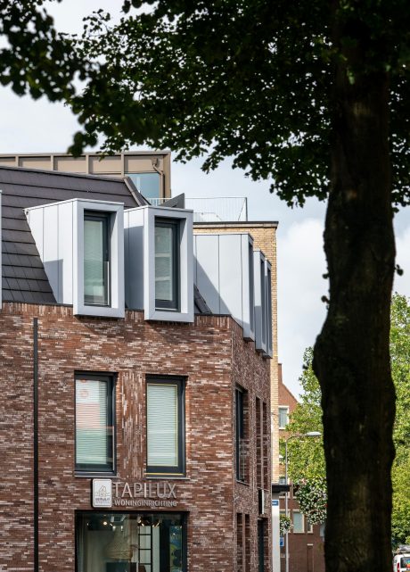 Transformatie winkels en appartementen | Hoofdstraat, Meppel | Gevelbaksteen: Archipolis Barn Bruin SP HF EB65