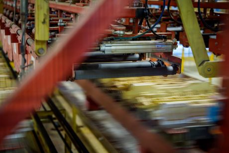 Sfeerbeeld van dakpannenfabriek in Tegelen