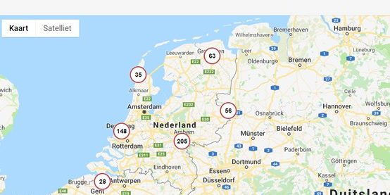 Verkooppunten bouwmaterialen