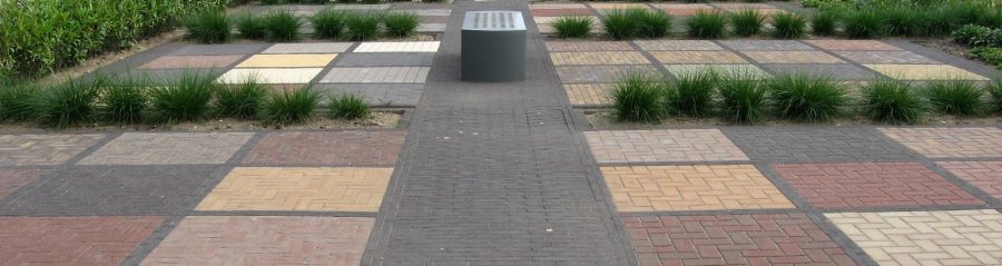 Showtuin straatbakstenen