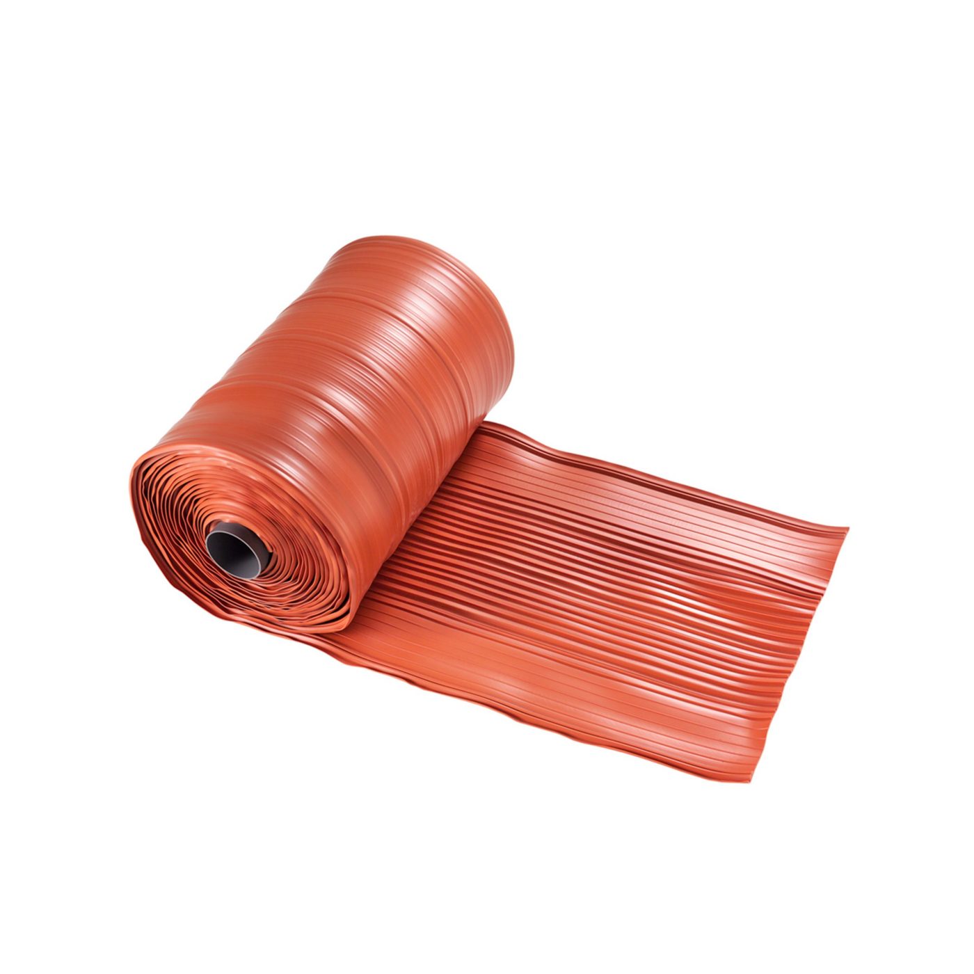 Productshot van de Kilgoot kunststof op rol rood