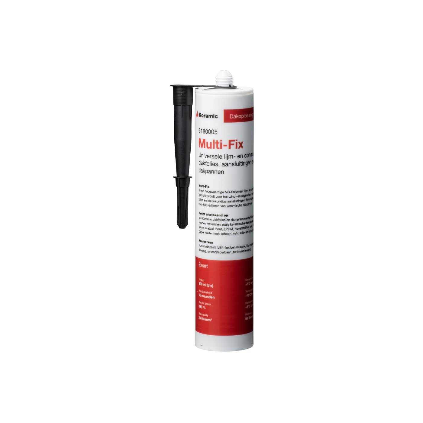 Productshot van de Multi-Fix Zwart