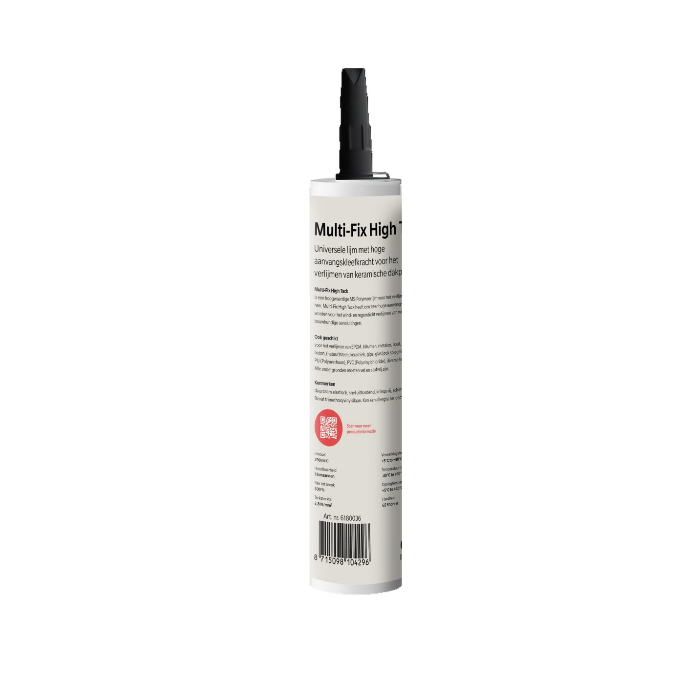Productshot van de MultiFix High-Tack Zwart