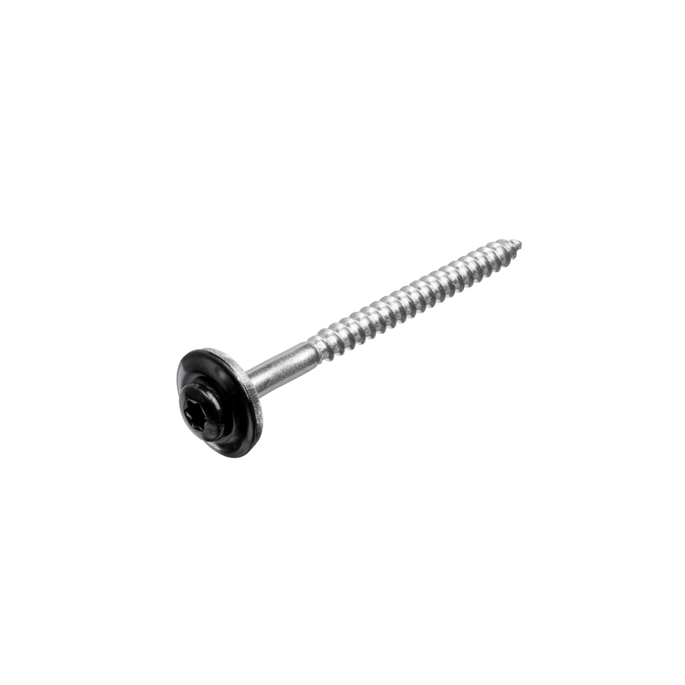 Productshot van de Klokschroef rvs neopreenring (vorsten) zwart