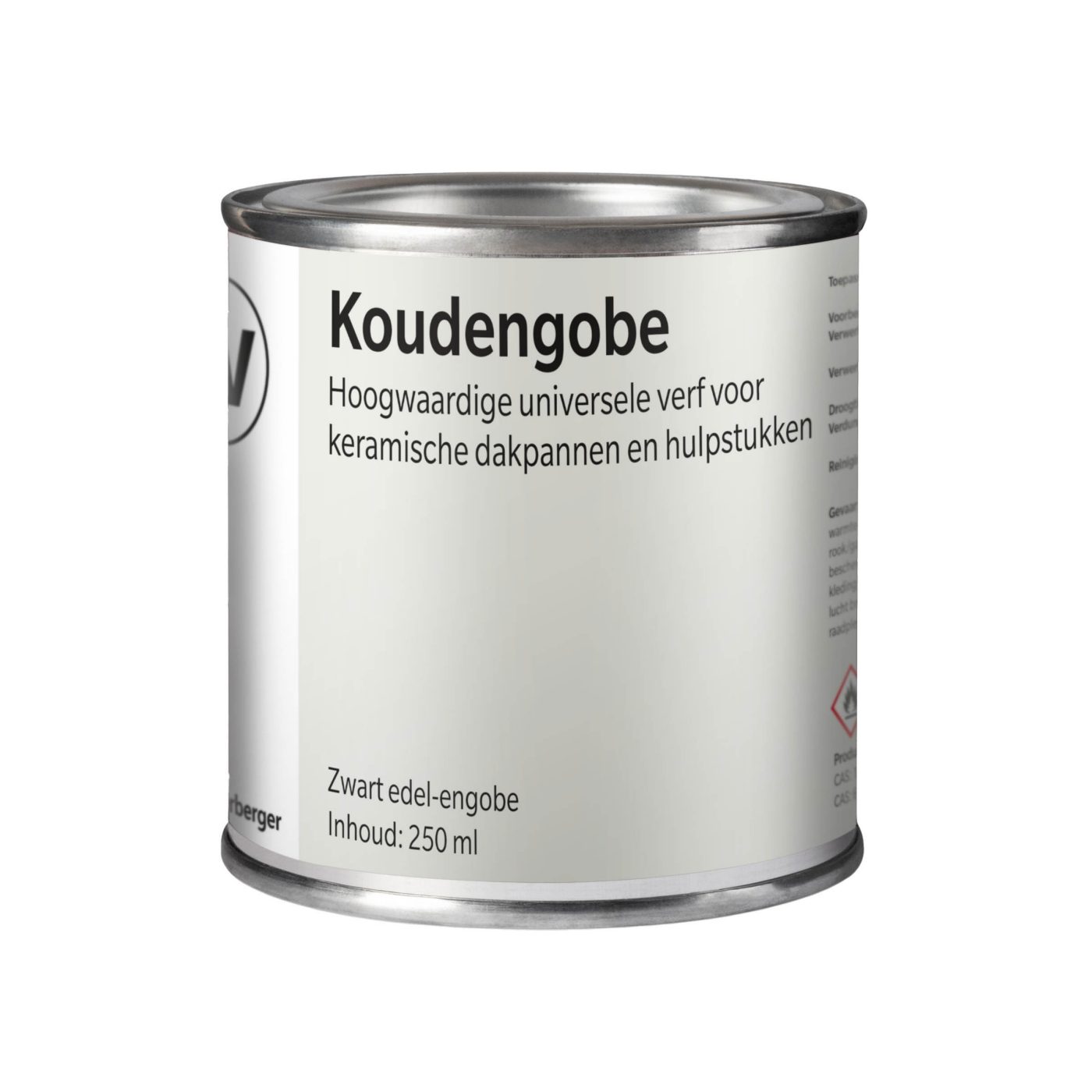 Koudengobe zwart edel-engobe voor dakpannen