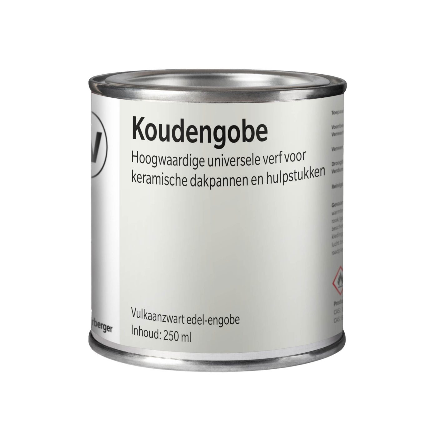 Koudengobe vulkaanzwart edel-engobe voor dakpannen