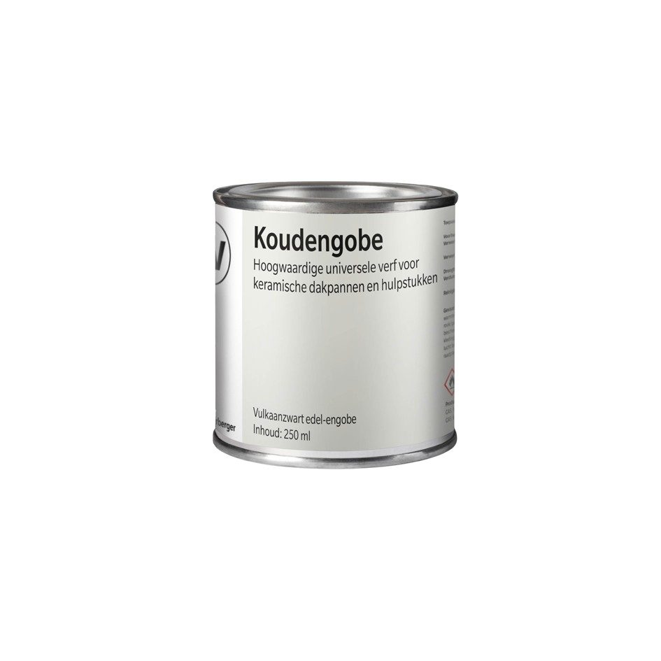 Koudengobe vulkaanzwart edel-engobe voor dakpannen