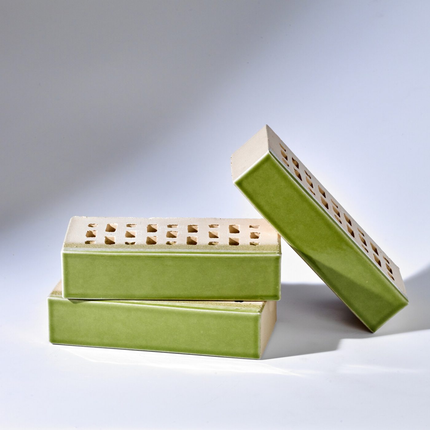 Sfeerbeeld van de Pearl serie glazuurstenen