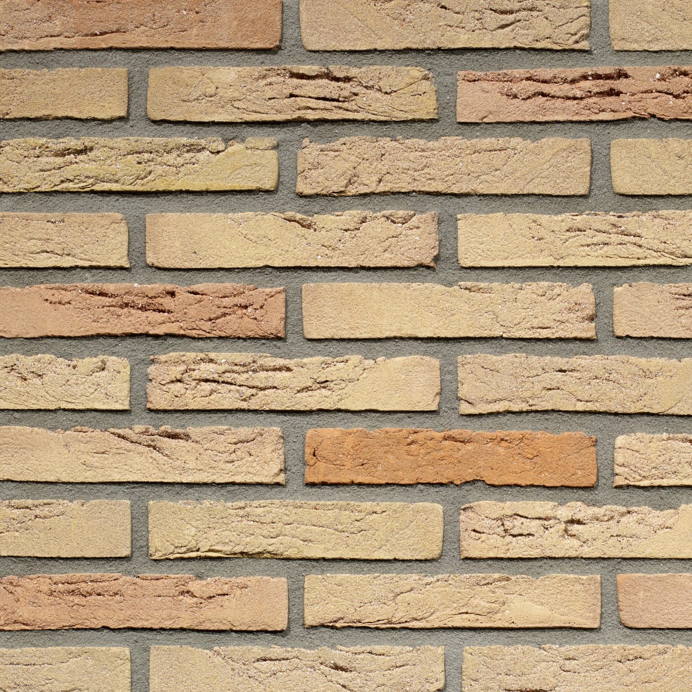 Productshot van de Geel Genuanceerd Grof Zand HV VF gevelbaksteen